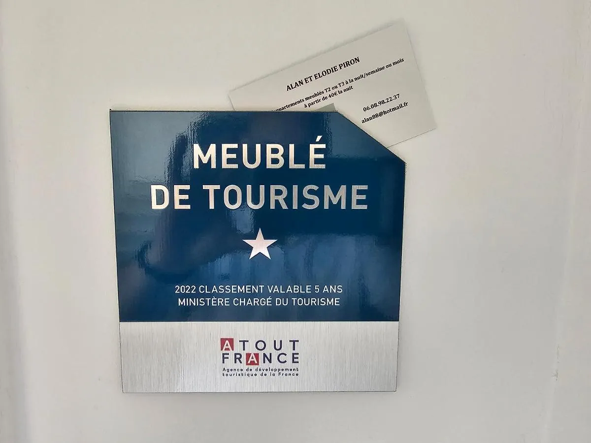 Apartmán Le Babord T2 Etoile Saint-Méloir-des-Ondes
